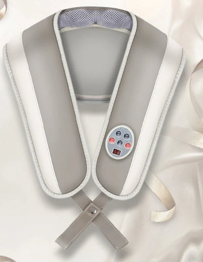 Heating massage shawl for neck, back, and leg relief with hot compress function