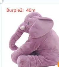 Elephant doll pillow baby comfort sleep toy in short plush with PP cotton filling, 60cm and 40cm sizes