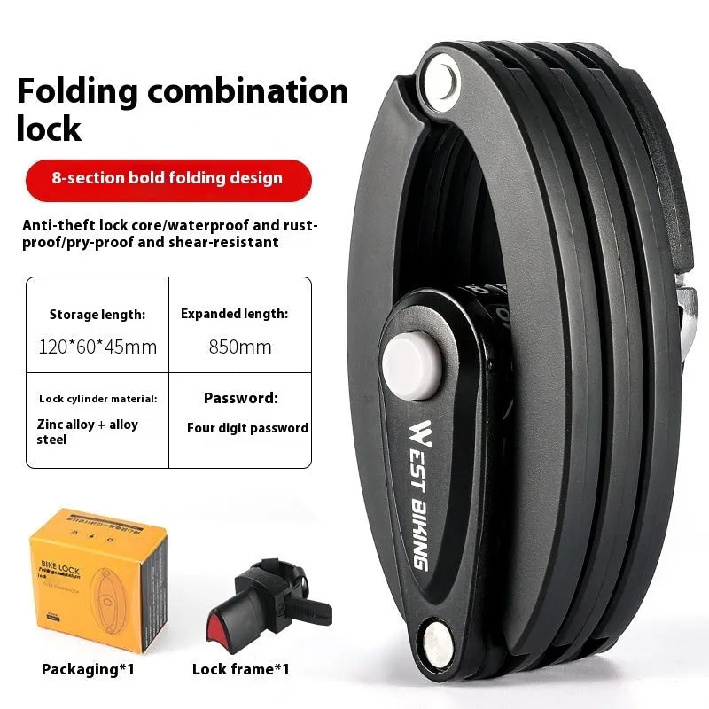 Bicycle water bottle cage anti-theft password fliplock in black colour with zinc alloy and steel construction