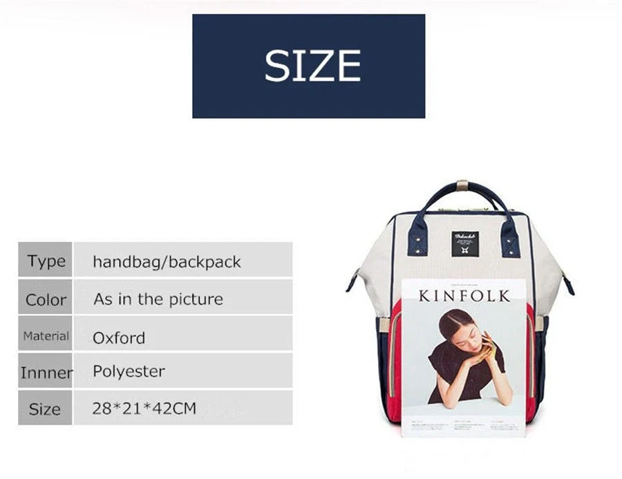 Stylish and spacious Mummy Backpack for moms, perfect for carrying baby essentials
