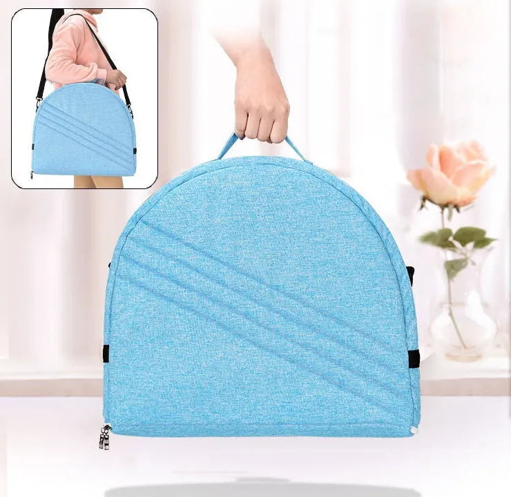 Portable foldable baby bed with mosquito net, cotton linen fabric, unfolded 88x45x12.5cm