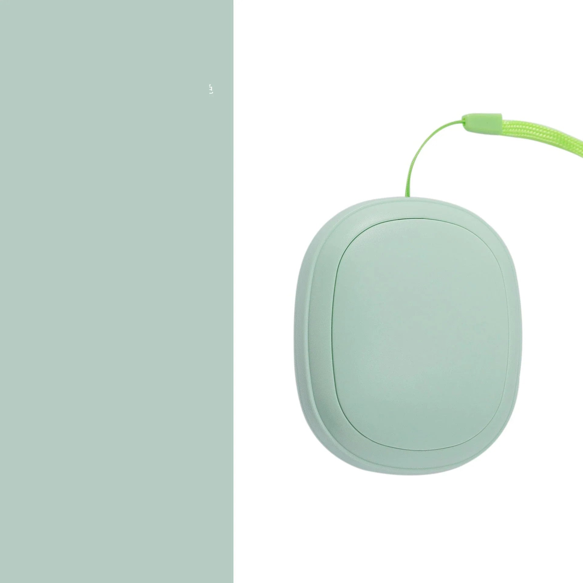 Compact, pebble-shaped hand warmer with adjustable heating settings, available in multiple colors