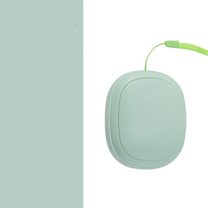 Compact, pebble-shaped hand warmer with adjustable heating settings, available in multiple colors