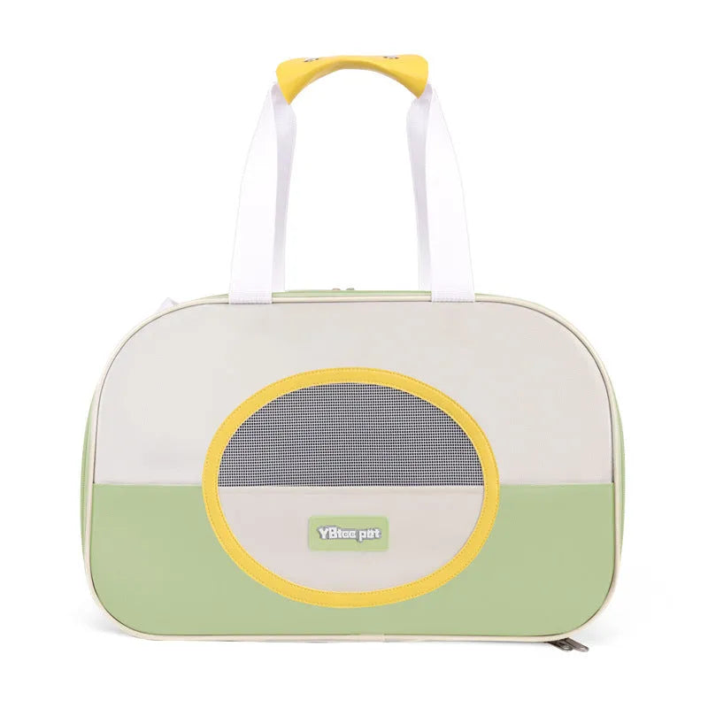 Outdoor portable foldable cat school backpack in Oxford cloth with 15 jin capacity