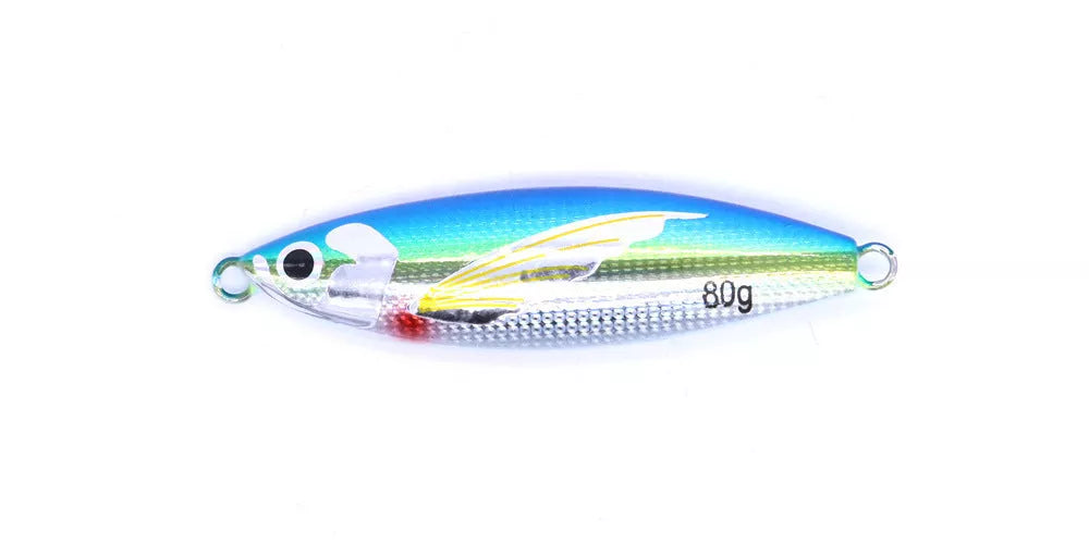 Luminous Belly Wings Bait in various colors for sea and boat fishing