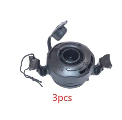 Valve rotating nozzle cover replacement set for inflatable products showing five adaptor styles