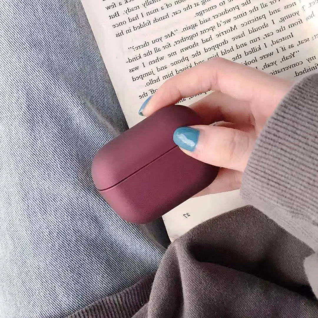 Compatible AirPods Pro 3 protective case in various colours like black, pink, green, and blue