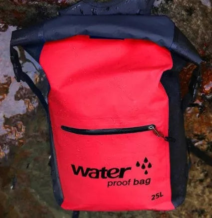 25L waterproof mountaineering bag in vibrant colors for outdoor sports