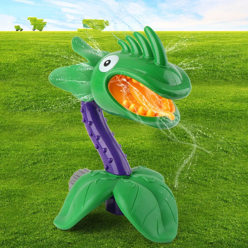 Cartoon Sprinkler Water Toy for kids summer play with rotating water spray
