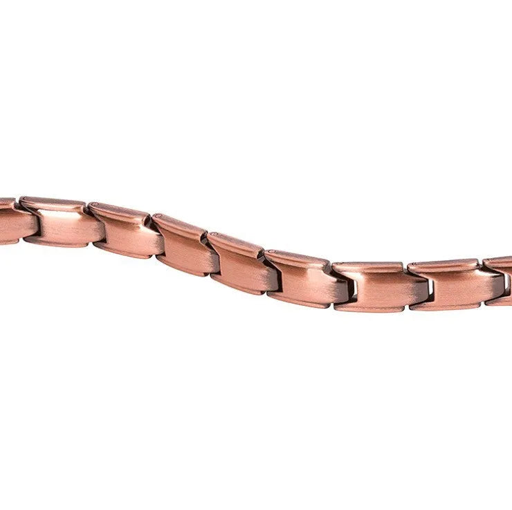 Metal rhombus therapy bracelet in black, bronze, gold, or silver, available as single or multi-pack for arthritis and slimming support.