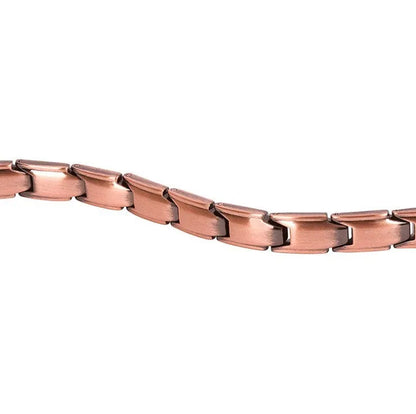 Metal rhombus therapy bracelet in black, bronze, gold, or silver, available as single or multi-pack for arthritis and slimming support.