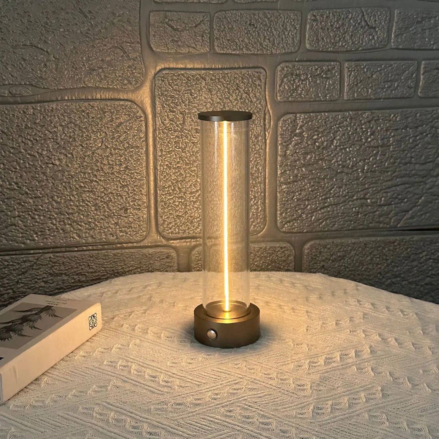LED line glass magnetic suction light strip with USB charging, dimensions 53mm by 234mm