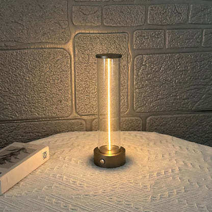 LED line glass magnetic suction light strip with USB charging, dimensions 53mm by 234mm