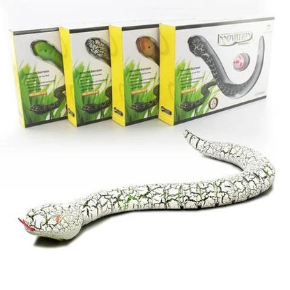 Realistic remote control snake toy with lifelike slithering motion for pranks and fun