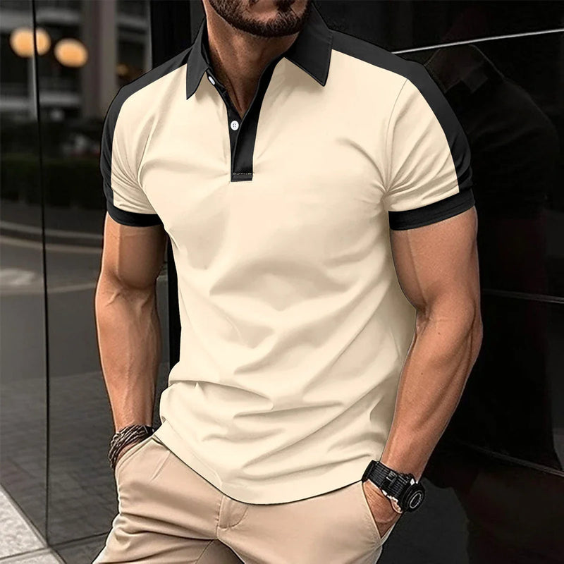 Premium Short-Sleeve Polo Shirts for Stylish Men