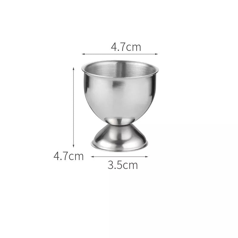 Stainless Steel Egg Bracket for kitchen organization in silver and gold
