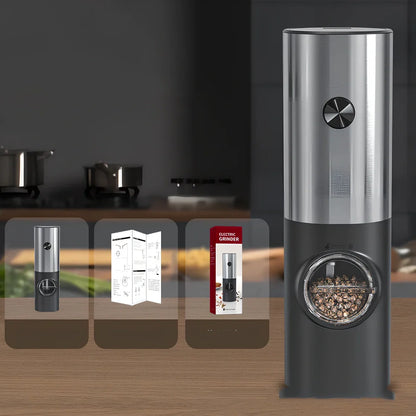 Home Simple Pepper Grinder with adjustable ceramic mechanism showing 165mm height
