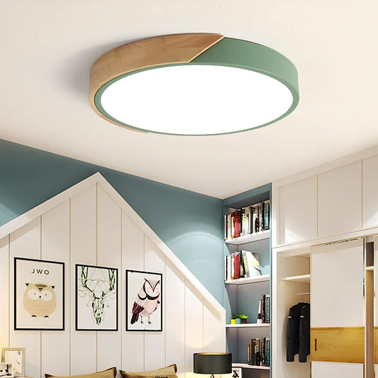 30cm round LED ceiling light with 18W output for 11.5-30 square metre room illumination
