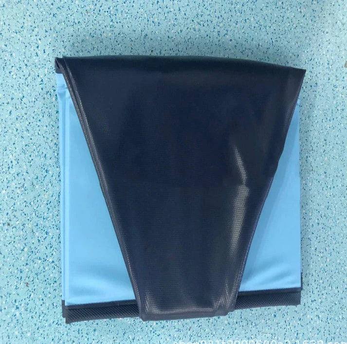 Sturdy foldable dog swimming pool made of durable PVC material with a non-slip bottom for safe pet playtime