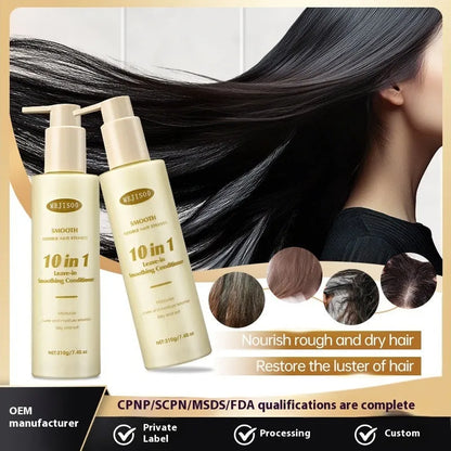 Wash-free Soft 10-in-1 Hair Conditioner 210g bottle for frizzy hair moisturising without rinsing