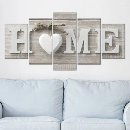 HOME series canvas oil painting on chemical fibre cloth in L, M, S, or XL size