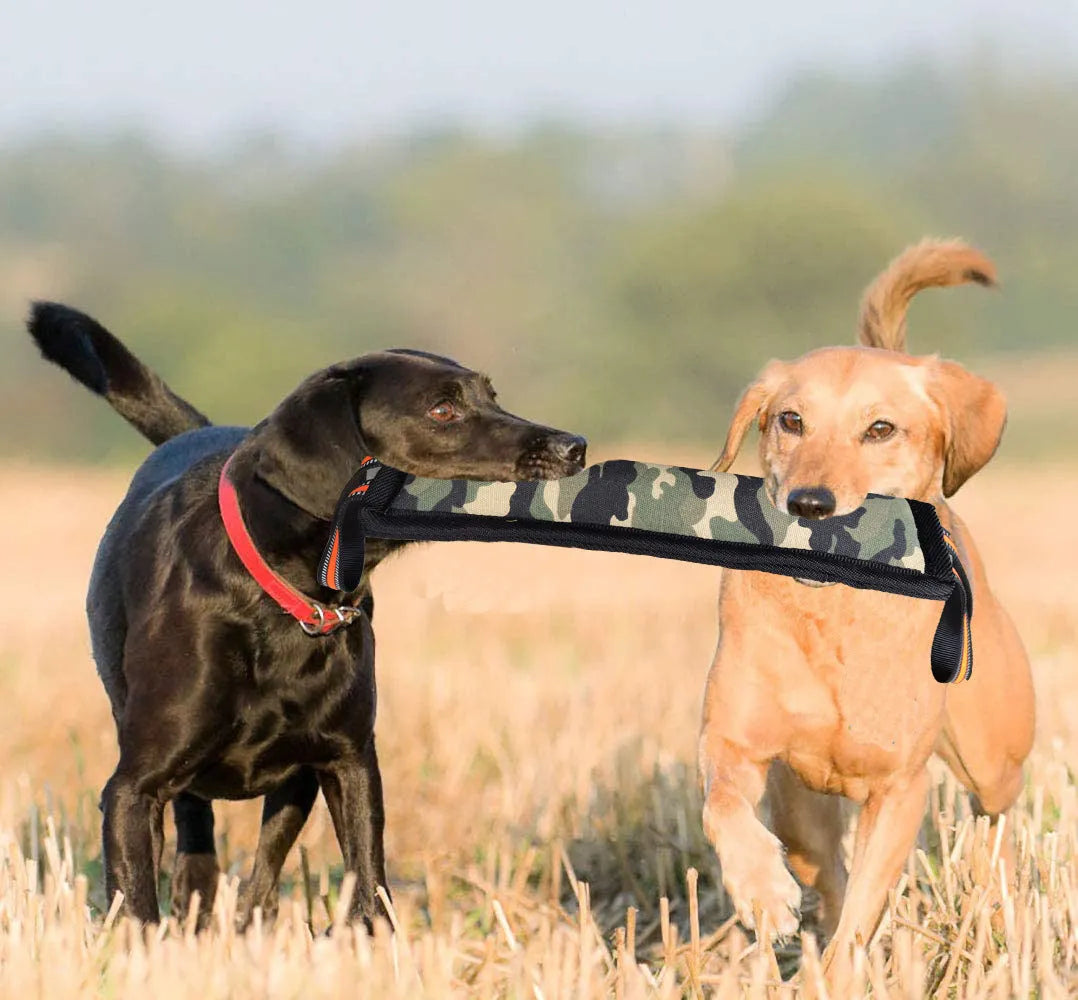 Camouflage cloth dog training stick, bite-resistant pet toy for interactive training, specification LY307, single pack