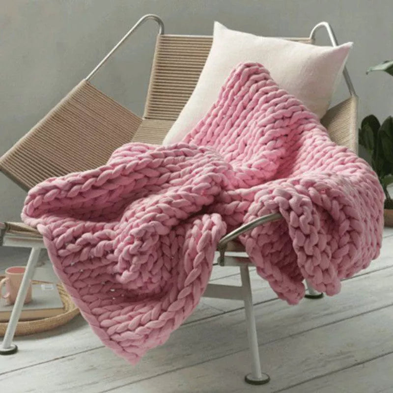 Hand-woven Gravity Weighted Blanket in solid colors for improved sleep and relaxation