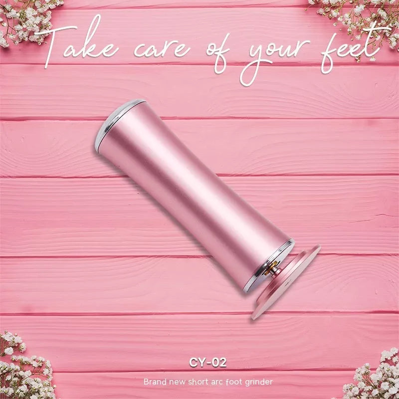 Electric Foot Callus Remover with adjustable speed and 360-degree rotation for effective foot care