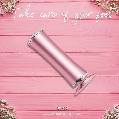 Electric Foot Callus Remover with adjustable speed and 360-degree rotation for effective foot care