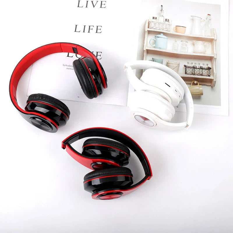 Wireless Bluetooth Gaming Headphones with Colorful Lights
