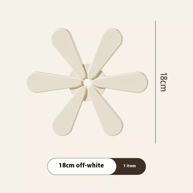 Tree-shaped silicone trivet set for heat protection on kitchen countertops