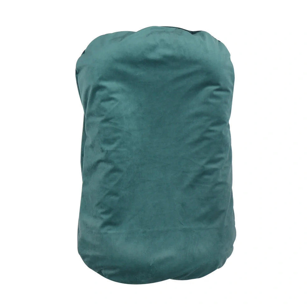 Portable crib with interchangeable fabric cover showing 75x45cm dimensions and multiple colour options