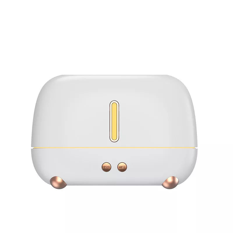 Upgraded Flame Humidifier with LED flame effect and essential oil diffuser