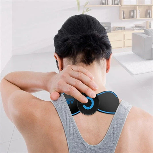 Mini Massager Smart Cervical Spine Massage Sticker with EMS technology for muscle relief