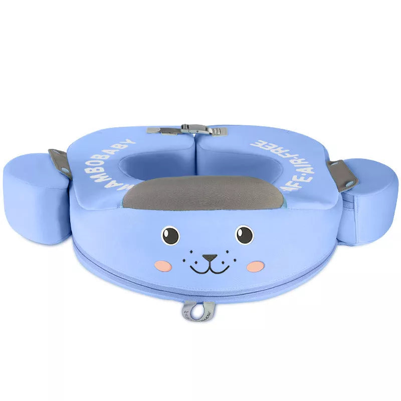Baby Swimming Ring Floats with UPF 50+ sunshade for safe outdoor swimming
