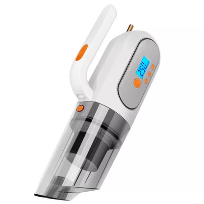 Multi-function Vehicle Vacuum Cleaner with tire pressure detection and lighting