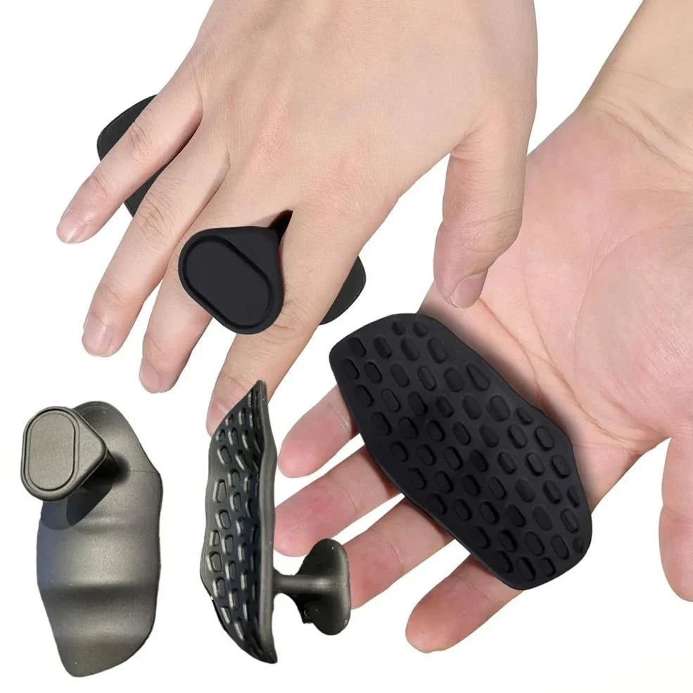 Anti-slip grip strengthener finger trainer for dumbbell exercises with breathable fabric