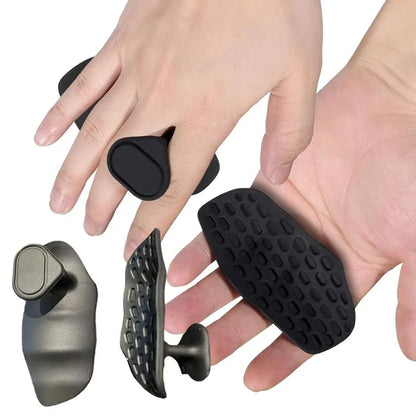 Anti-slip grip strengthener finger trainer for dumbbell exercises with breathable fabric