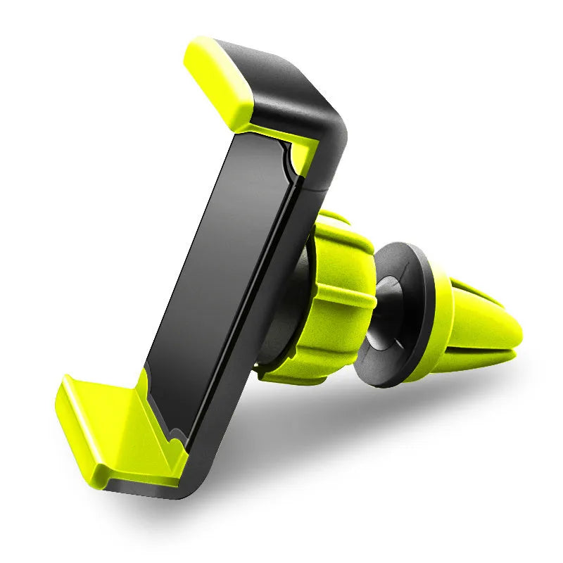 Mini car phone holder in Cross Black with adjustable clamp fitting 55-85mm devices