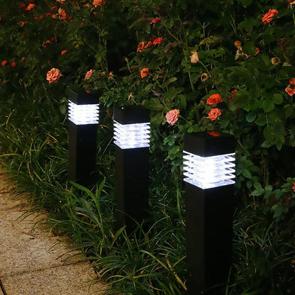 Solar lawn lamp for garden ground lighting with IP65 waterproof rating and 60x390mm dimensions