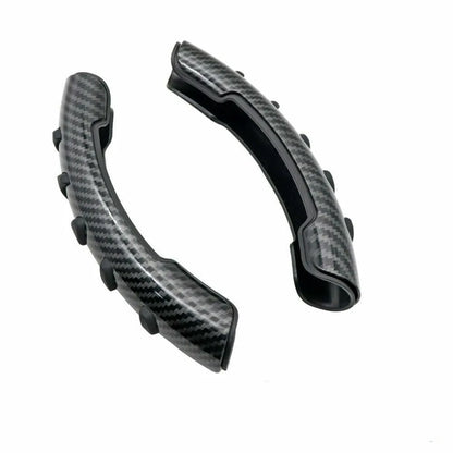 Carbon fibre black steering wheel anti-skid sleeve for 38cm diameter wheels in car interior