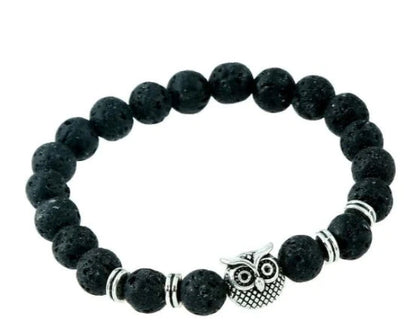 Carved stone bracelet featuring a powerful lion design, meant to enhance confidence and style.