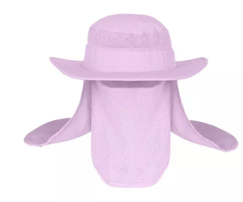 Fisherman's hat with full sun, water, and UV protection in various colors