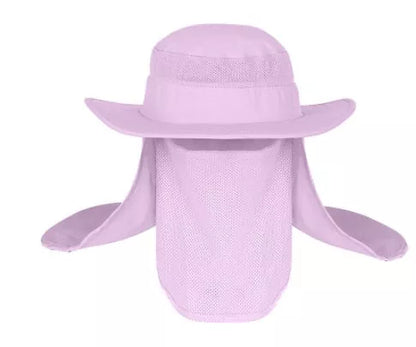 Fisherman's hat with full sun, water, and UV protection in various colors