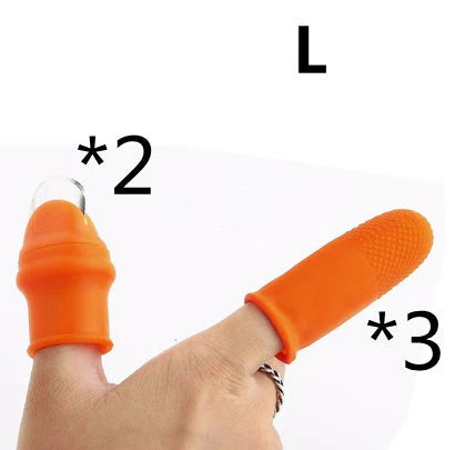 Ergonomic silicone blade protector for safe and efficient vegetable and fruit harvesting