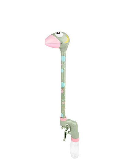 Colorful dinosaur and flamingo-shaped water blasters for kids, perfect for summer water battles and outdoor fun