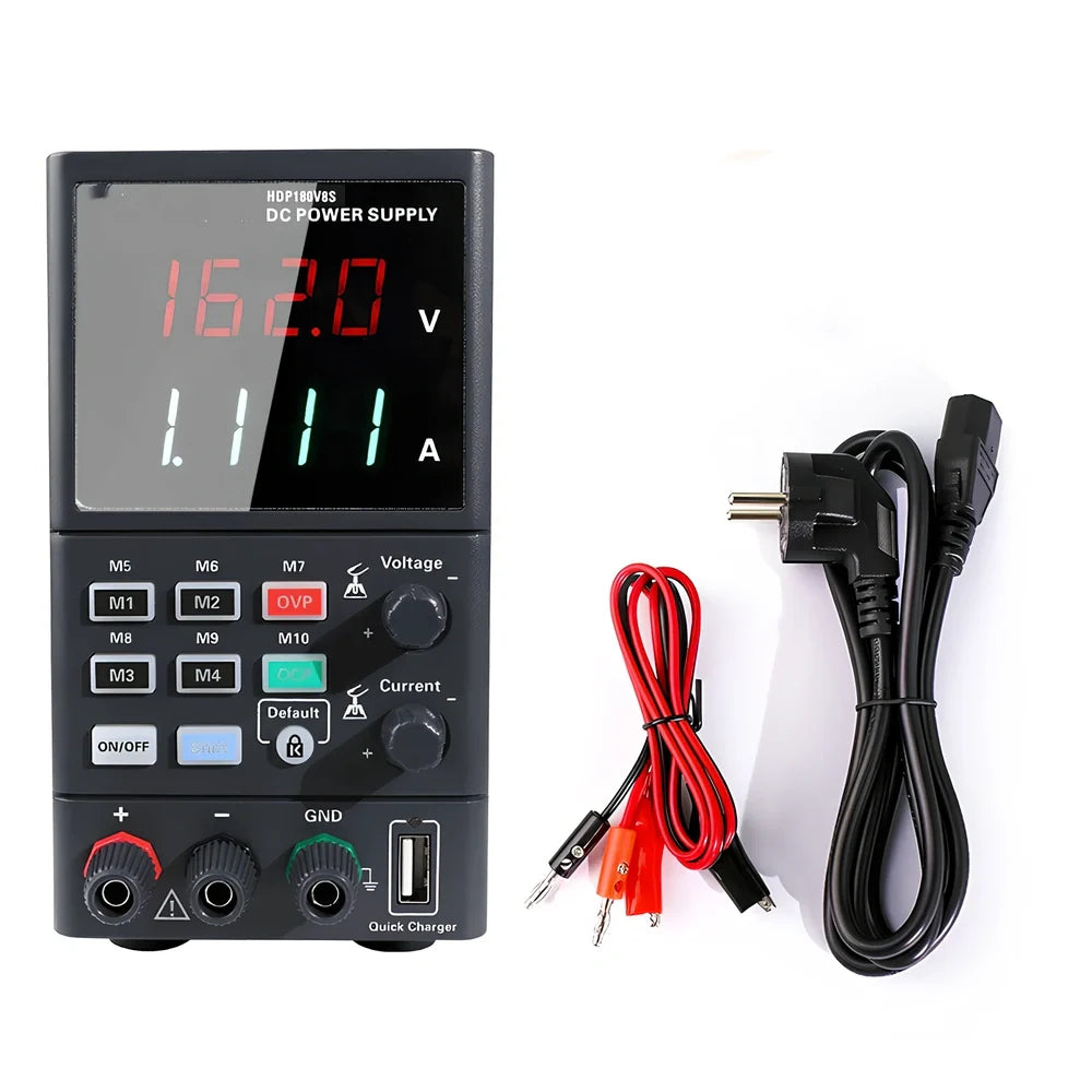 HDP135V6 programmable DC power supply with digital display and control panel