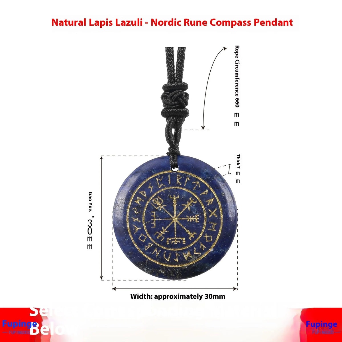 Carved compass pendant in natural amethyst crystal, geometric shape, approximately 30 x 6mm, Nordic Luen design