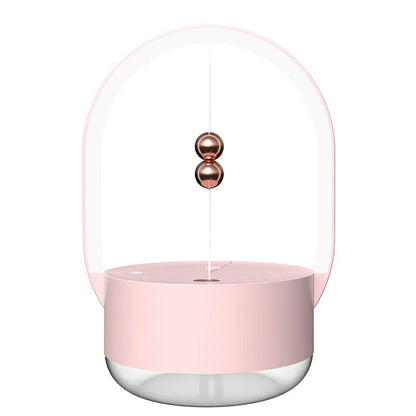 Compact Ultrasonic Humidifier with Mood Lighting - Portable Mist Dispersal and Ambient Glow for Home, Office, and Travel