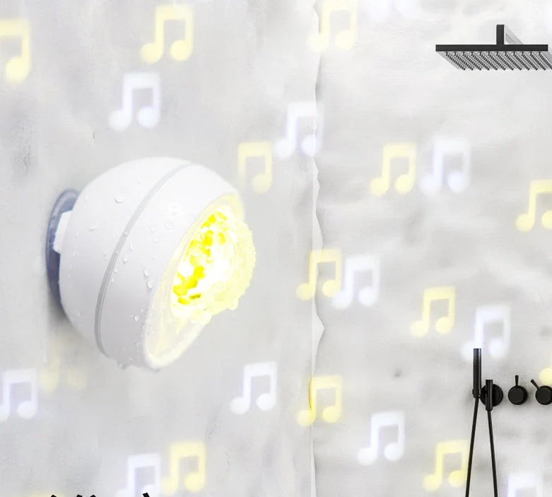 D39 Bathroom Magic Light with vibrant LED lights and waterproof Bluetooth speaker